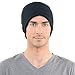 FORBUSITE Vintage Men Baggy Beanie Slouchy Knit Skull Cap Hat (Black)