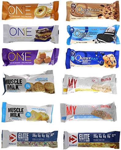 ZogoSportz #1 Ultimate Customer Care Package, Healthy Mixed Protein Bars Variety 1 (Care Package 12 Count)