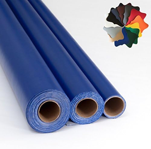 Marine Vinyl Fabric - Blue: Sample 3"x2"