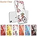 LUMARKE iPhone XR Cases,iPhone Xr Clear Case with Design for Girls Women,Soft Rubber Silicone Cover Protective Phone Case for iPhone XR[6.1 inch] Cute Floral and Bicycle