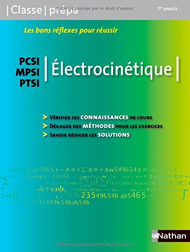 Électrocinétique, PCSI, MPSI, PTSI