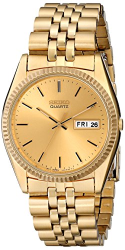 Seiko Men's SGF206 Gold-Tone Stainless Steel Dress Watch