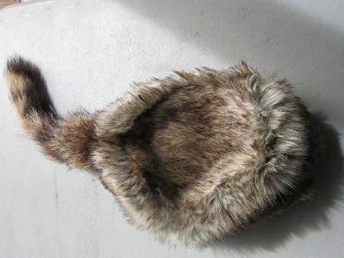Raccoon Tail Hat/Cap Davy Crocket COON Hat Adult/Child Sizes (X-Large 25" x 3.9")