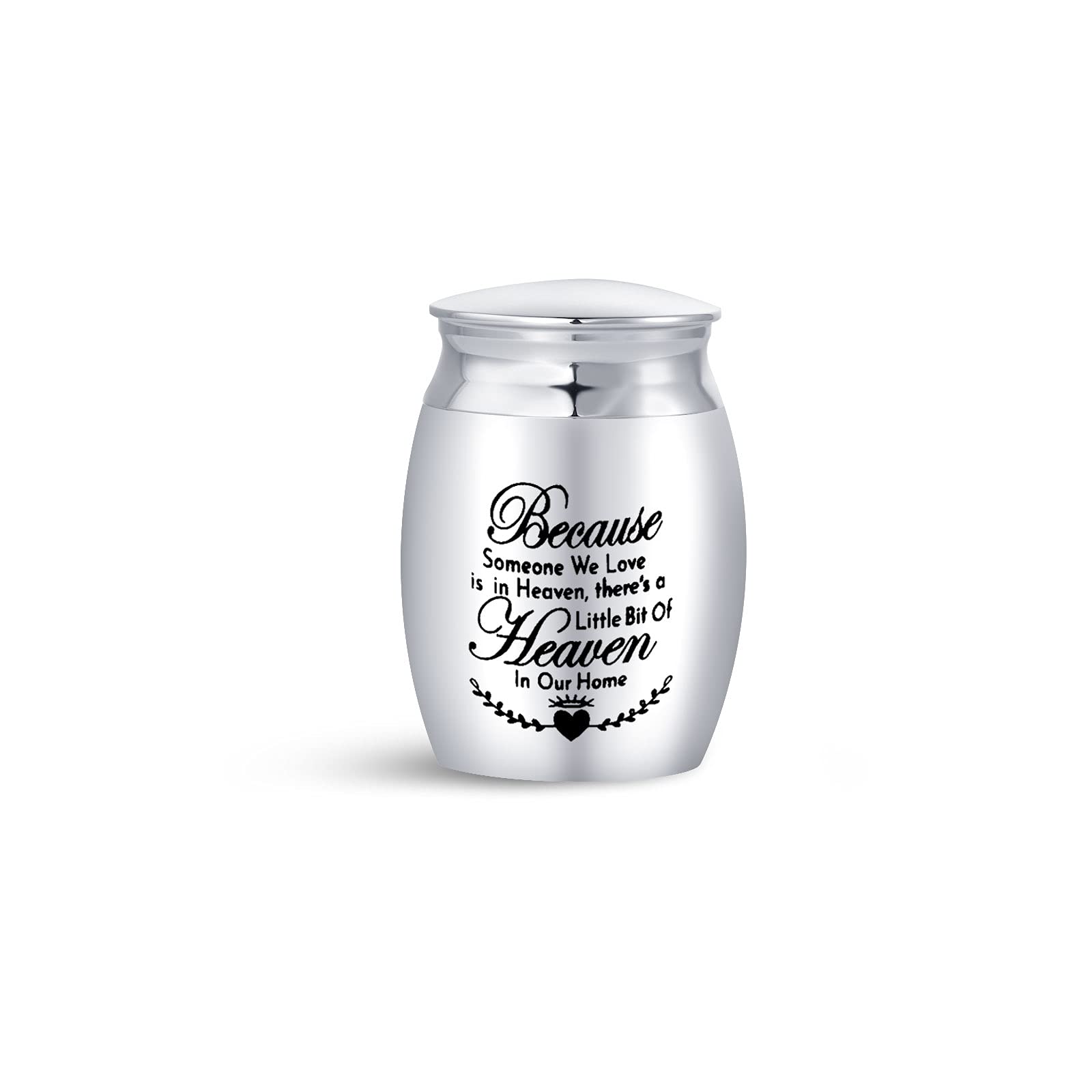 SBI Jewelry Small Urn for Ashes Dad Mum Grandma Grandpa Daughter Son Cremation Memorial Keepsake Heaven In Our Home Gift Funeral