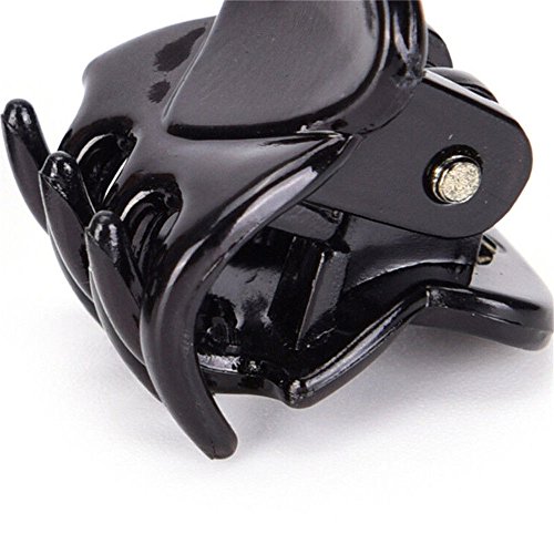 Barhunkft(TM) Fashion Women 12pcs Black Plastic Mini Hairpin 6 Claws Girls Hair Clip Clamp - Thumbnail 4
