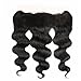 Star Show Virgin Hair Body Wave with Frontal Human Hair with Frontal Malaysian Virgin Hair with Frontal 14 16 18 with 14 Inch Frontal Free Part Natural Color