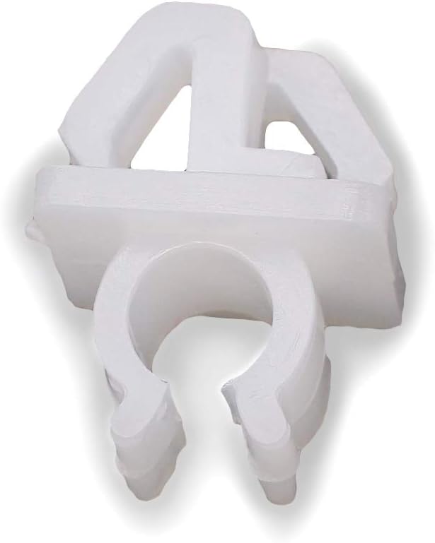 Nonstops Hood Prop Rod Clip Support Clamp Holder White Fits Toyota Hilux Ln40 1978 1983