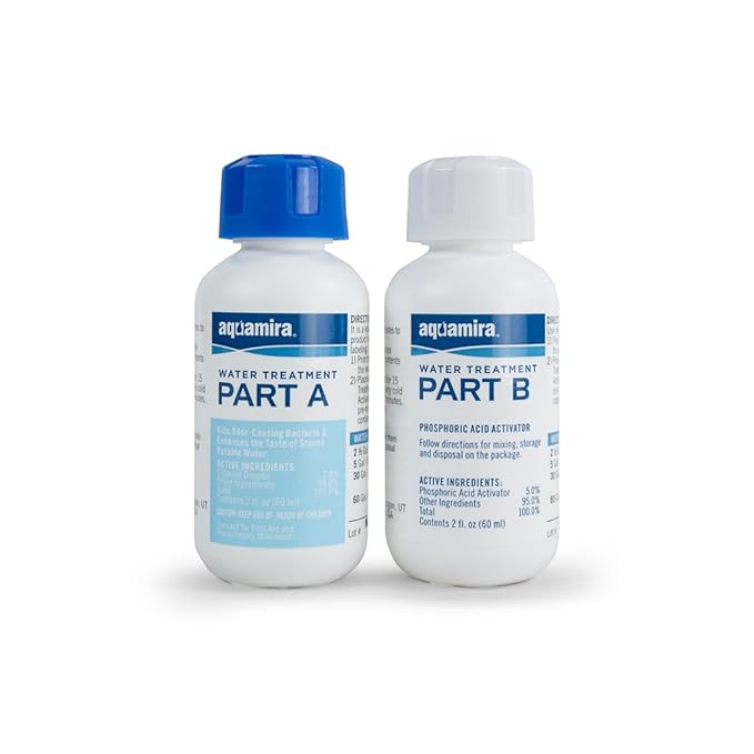 Aquamira Chlorine Dioxide Water Treatment Two Part Liquid Review
