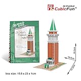 Cubicfun Cubic Fun 3d Puzzle Model 18pcs Italy Flavor St Mark's Campanile