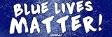Bumper Sticker Lives Matter (Blue)