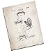 Toilet Seat Restroom Patent Artwork ● Old Vintage Style Design ● Primitive Decor Rustic Look ● Paper Poster ● 11