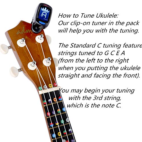 3 ADM+Beginner+Ukulele+Soprano+Fingerboard