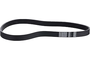 uxcell 300J8 PJ V-Ribbed Belt 8 Ribs 30" Length x 0.74" Width x 0.14" Height, EPDM Rubber Poly V Belt, Multi Wedge Micro V Be