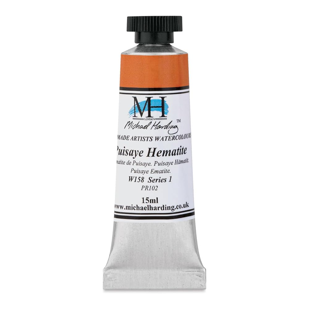 Michael Harding Professional Watercolors - 15ml Tubes (Puisaye Hematite)