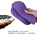 Makeup Brush Cleaning Mat Set-ESARORA Makeup Brush Cleaner Pad Set of 2 Cosmetic Brush Cleaning Mat Portable Washing Tool Scrubber Suction Cup (purple)