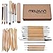 Meuxan 31PCS Ceramic Pottery Tools Polymer Clay Sculpting Kit