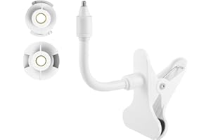 Tonton Baby Monitor Flexible Clip Clamp Mount for HelloBaby HB6339/HB65/HB40, BOIFUN Baby 5S/6T/VB805, ieGeek Baby1T, Nanit P
