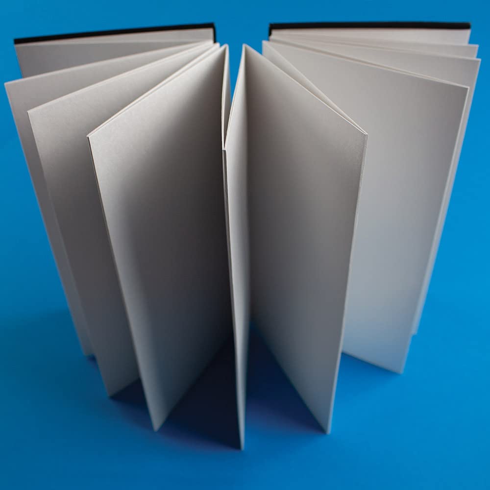 Seawhite 140gsm Pocket Concertina Sketchbook with Slip Case 17.5cm x 9cm