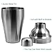 Vking Stianless Steel Cocktail Shaker 500 Ml, 17 Oz Bartending Kit
