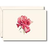 Earth Sky + Water - Rose Notecard Set - 8 Blank Cards with Envelopes
