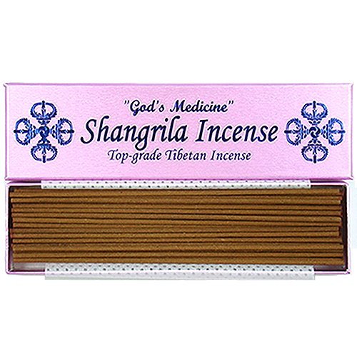 Sandalwood and Jasmine Tibetan incense prepared traditionally in Nepal