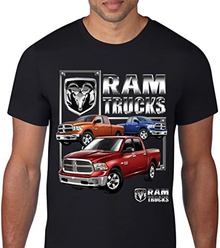 Custom Personalized Ram Trucks T-Shirt Black