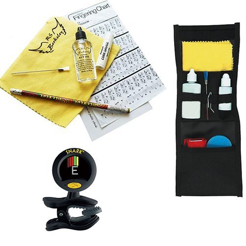 Band Camp Buddy for Bassoon - with BONUS Snark Instrument Tuner - Essential Travel Cleaning Care & Maintenance Pack for Bassoon Players