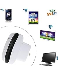 Extensor de alcance WiFi 300 Mbps repetidor inalámbrico Internet señal de alcance amplificador adaptador, fácil configuración WLAN red amplificador punto de acceso Dongle   2,4 GHz WPS función nuevo Chip US Plug