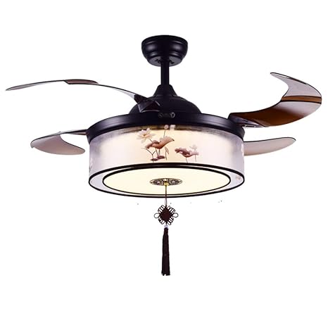 Invisible Ceiling Fan Light Led Three Color Dimming Ceiling Fan