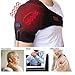 CREATRILL Massaging Heated Shoulder Wrap Brace, Heating Pad Support Brace for Rotator Cuff, Joint Capsule & Biceps Tendon Injury, Frozen Shoulder, Shoulder Dislocation or Muscles Pain