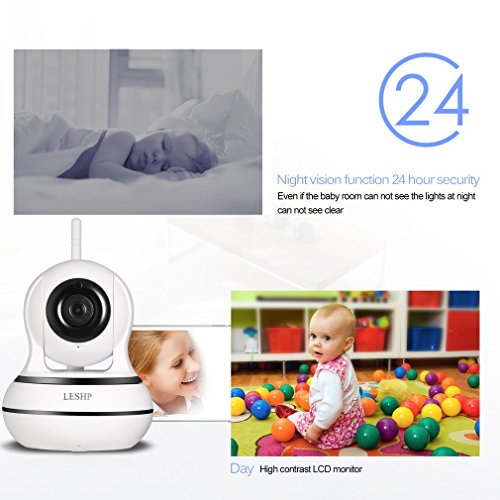 Wireless 1080P IP Camera, WiFi Home Security Surveillance Camera Webcam System Motion Detectioin Alarm for Baby /Elder/ Pet/Nanny Monitor, Indoor Night Vision Camera with Micro SD Card Slot