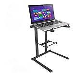 Pyle Portable Folding Laptop Stand - Standing Table