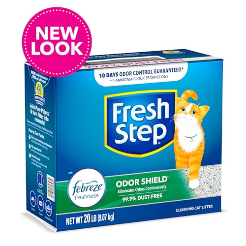 Fresh Step Odor Shield Scented Litter with the Power of Febreze