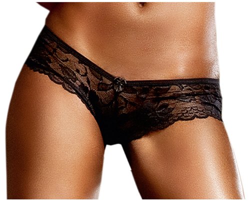 Baci Lingerie Women's Like A Devil Low Rise Booty Shorts, Black, Small