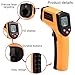 TOPONE Digital Infrared Thermometer，Professional Non-Contact Laser Temperature Tester Gun with LCD Display (GM320)