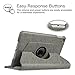 Fintie iPad mini 4 Case - 360 Degree Rotating Stand Case with Smart Cover Auto Sleep / Wake Feature for Apple iPad mini 4 (2015 Release), Denim Grey