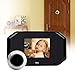 Peephole Camera, Peephole Viewer, Awakingdemi 3.0 inch Door Viewer Security Camera with 2 Million Mega Pixel Camera, 145 Degree for Home Security