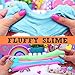 Chiachi Fluffy Slime, Fluffy Floam Slime Stress Relief Toy Scented Sludge Toys 4 Colors 7 Ounce Super Soft and Non-sticky ASTM Certified By