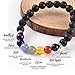 Ezina Designs Meditation 2 for 1 Lava Rock Bead Essential Oil Diffuser 7 Chakra Gemstone Healing Bracelet Tigers Eye Combo Stretch Bracelet. Set of 2 Health Wellness Unisex Bands