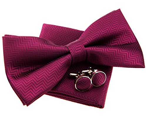 Retreez Doggie Paws Men's Tie - Red Woven Microfiber Necktie, 58 Inches Long, Christmas Or Gift Tie For Dog Lovers