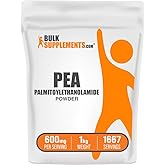 BulkSupplements.com Palmitoylethanolamide Powder - Pea Supplement, Palmitoylethanolamide for Immmune Support - Gluten Free, 600mg per Serving, 1kg (2.2 lbs) (Pack of 1)