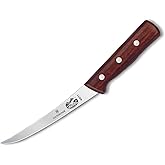 Victorinox 6" Professional Boning Knife, Curved Blade, Semi-stiff, Maple Wood Handle 5.6606.15