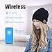 Bluetooth Beanie, Wireless Bluetooth Hat, Double Knit Music Beanie Men & Women, Built-in Microphone & Fully Washable, Gift for Winter Birthday Christmas Day Thanksgiving Day