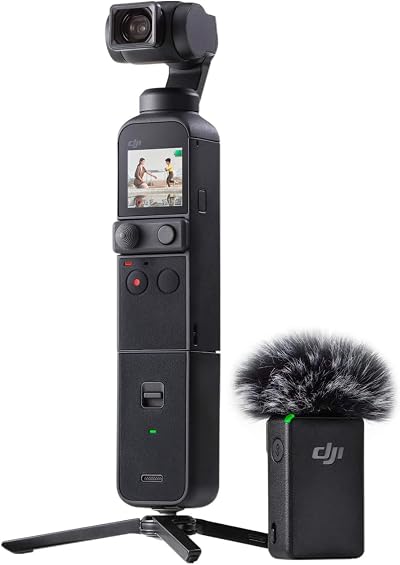 DJI Pocket 2 Creator Combo Camera 3-Axis Gimbal Stabiliser Black