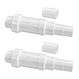 LESSO 2 Inch PVC Pipe Repair Coupling, 2" PVC