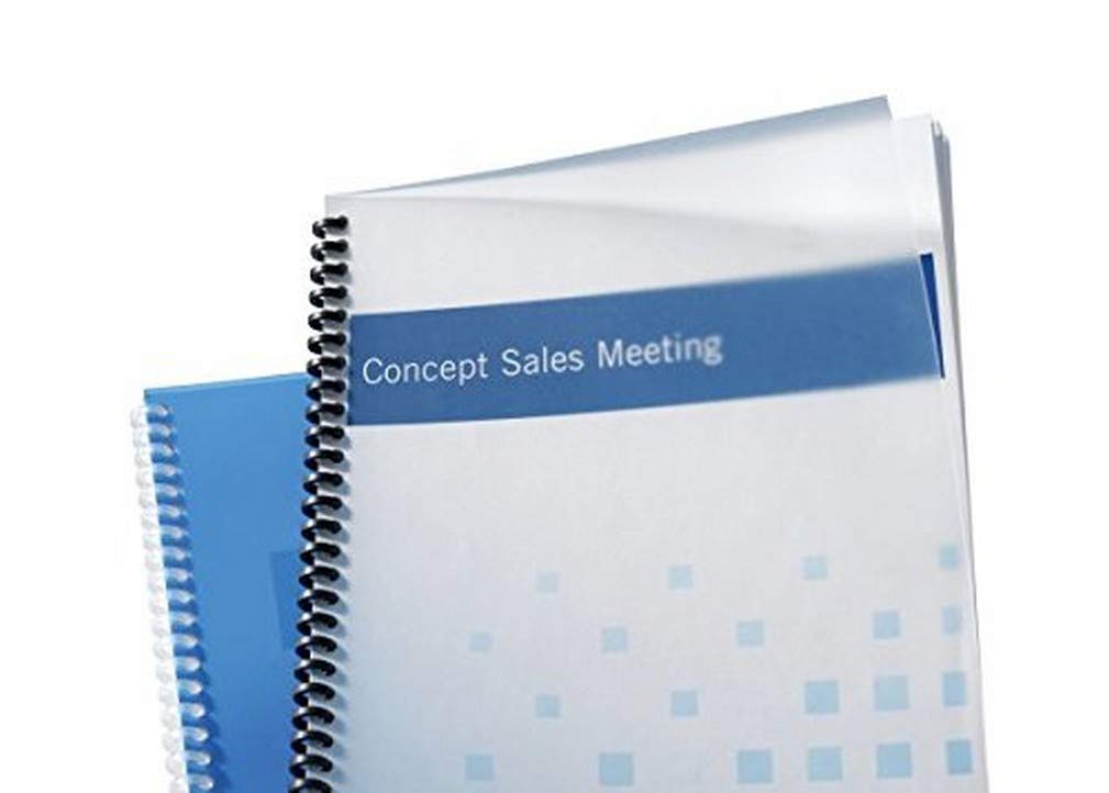 GBC ESP425500 PolyClearView Binding Covers Polypropylene 500 µm Pack of 100 Transparent