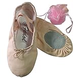 Girl's Canvas Split-Sole Ballet Slippers, Ballet