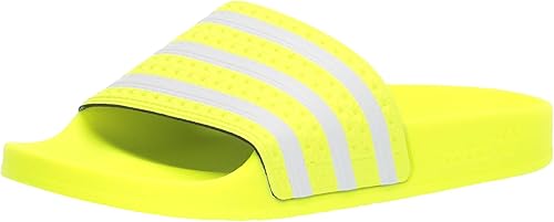 adilette slides solar yellow