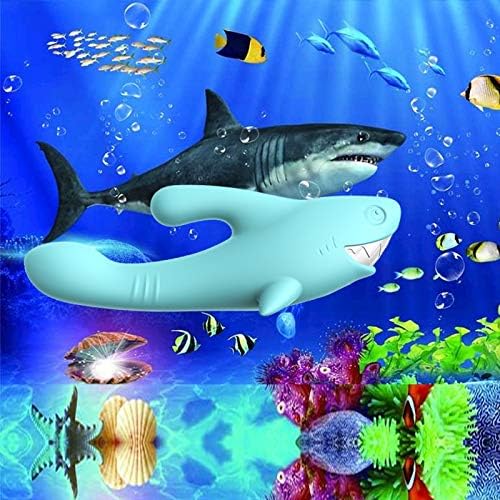 Well-made Xlzi shirt Magic Wand Ma-ssager Bullet Vi-bratór, Women Toys （Shark Shape）