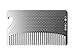 Go-Comb Wallet Comb + Bottle Opener - Stainless Steel Hair Comb (Stainless Steel Bottle Opener)